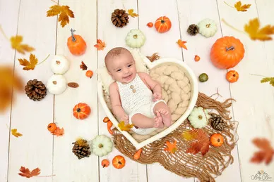 1St Month 1 Month Baby Boy Photoshoot